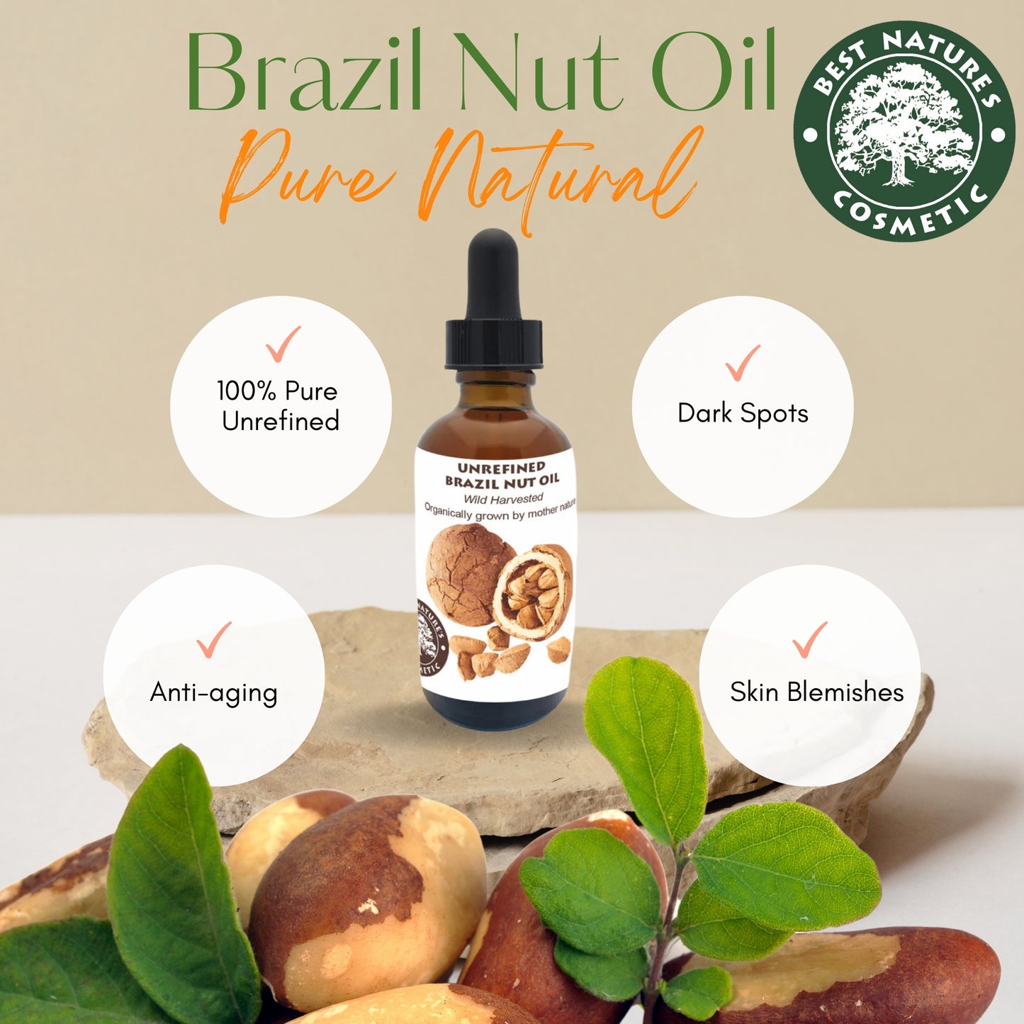 Brazil Nut Oil (organic, cold pressed, unrefined)