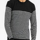 FULL KNIT STRIPED SWEATER NR2014