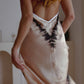 Altair Silk Halter Dress in Shibori