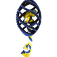 Rubber Football Dog Chew Toy with Tug Rope