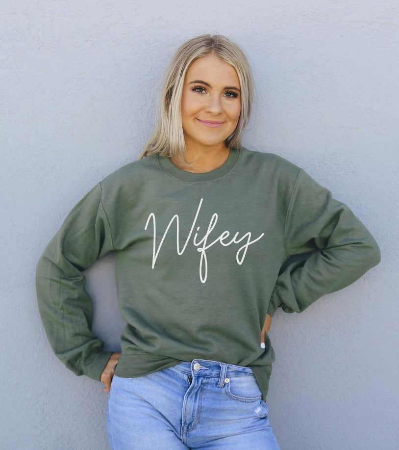 Wifey Sweatshirt Top