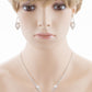 Bridal Wedding Crystal Rhinestone Pearl Fashion Jewelry Set