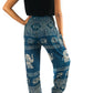 Teal ELEPHANT Pants Harem Pants Bottom