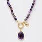 Amethyst Crystal Pendant Necklaces