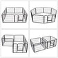 PawHut DIY 8 Panel Heavy Duty Powder Coated Metal Dog Pet Playpen