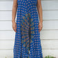 Blue Chakra Hippie Jumpsuits, Boho Rompers, Festival Clothing