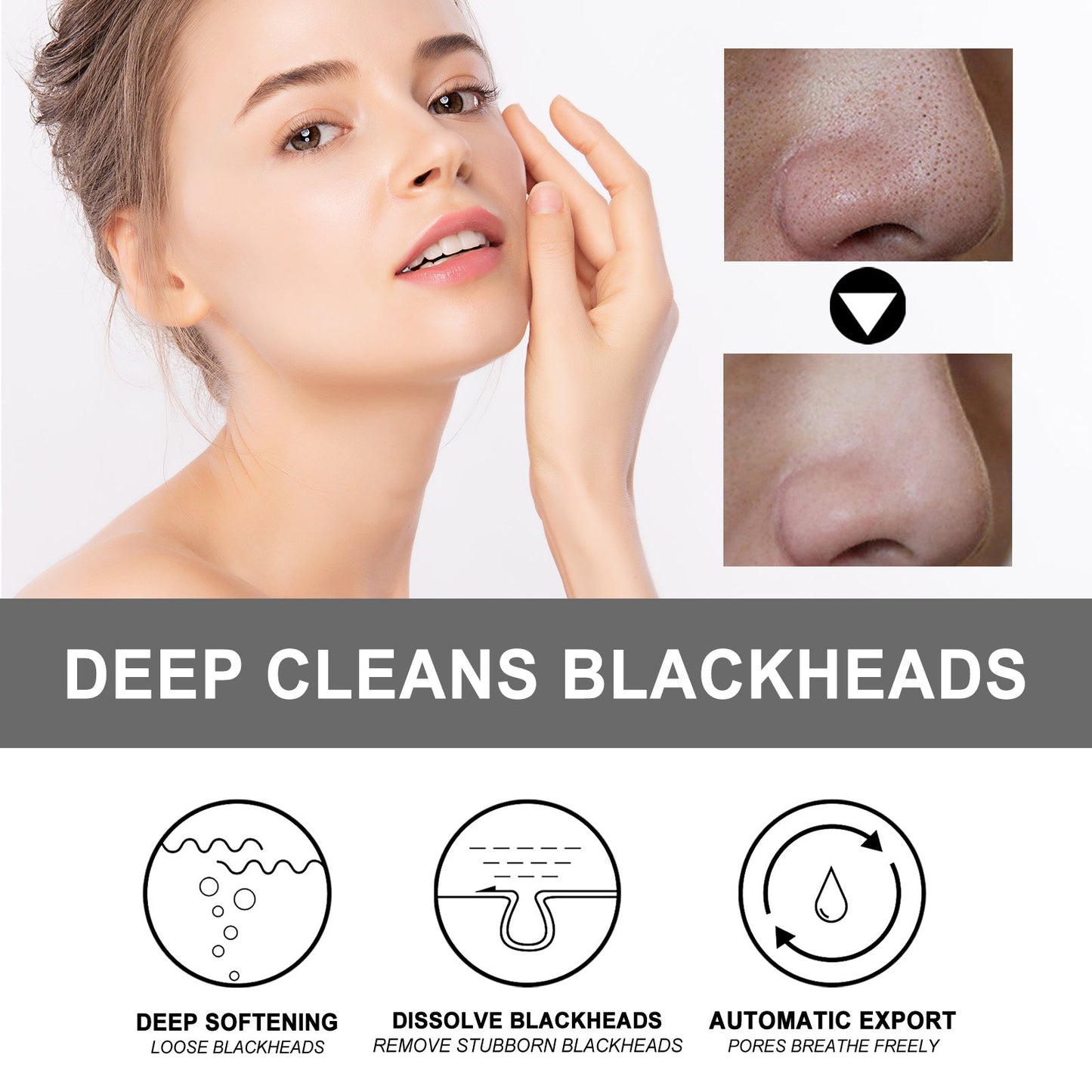 EELHOE Blackhead Cleansing Cream Skin Oil Blackheads Acne Exfoliating