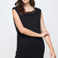 Sleeveless Embellished Neckline Mini Dress