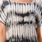 Short Sleeve Tie-Dye Shift Dress