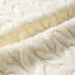 Oatmeal Cable Knit High Neck Sweater Vest Top