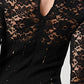 Lace Overlay Bodycon Dress – Elegant and Sophisticated