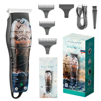 Cordless Professional Hair Trimmer Beard Grooming For Men Electric