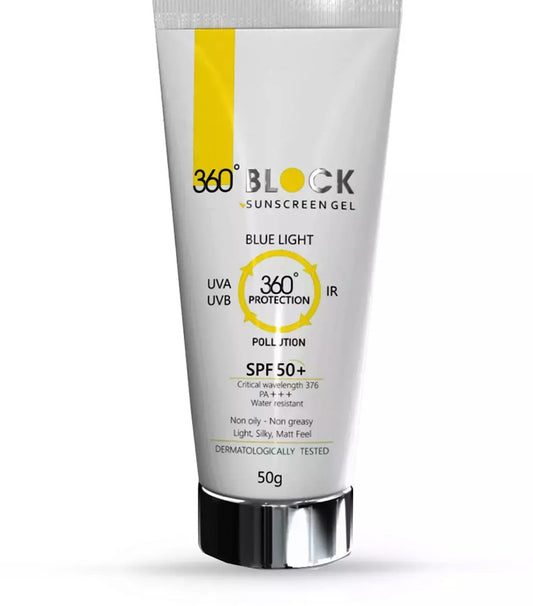 SKIN CARE 360 Block SPF?50+ Sunscreen – 50?g | Broad-Spectrum UVA/UVB