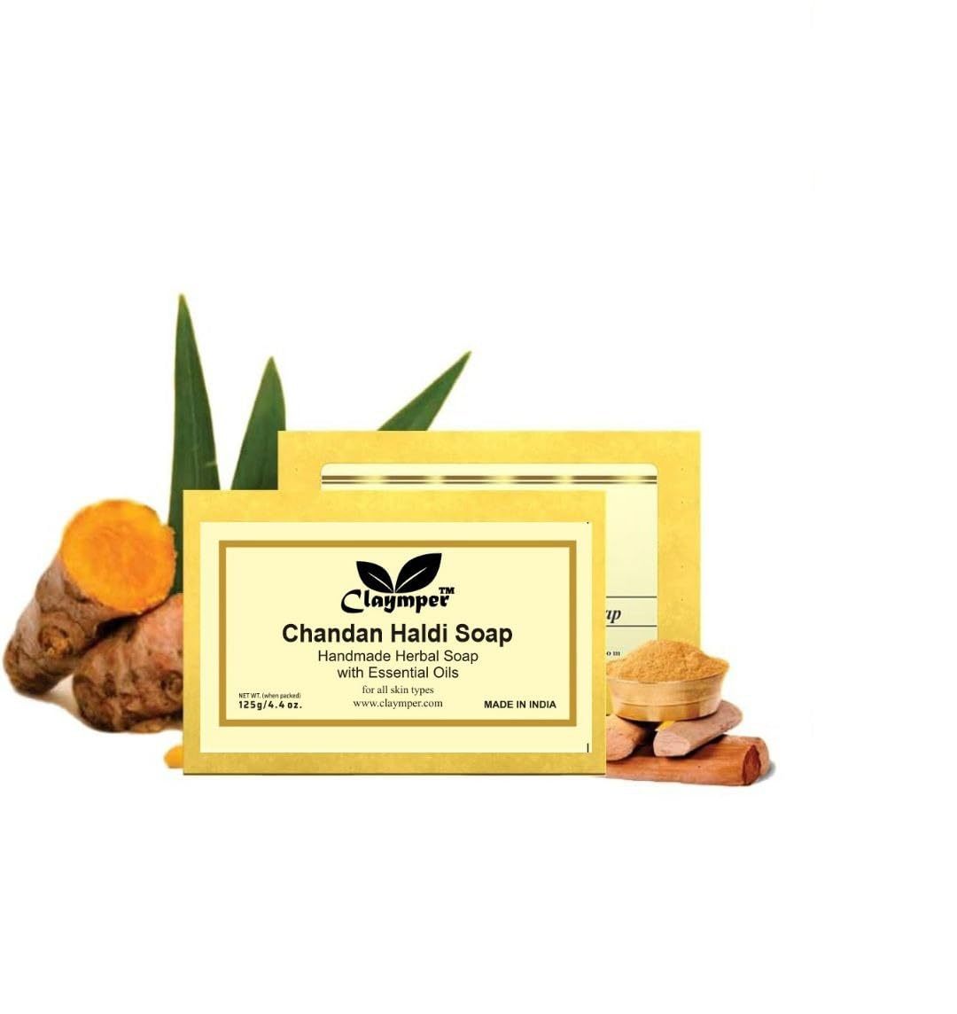 Natural Chandan & Haldi Handmade Bath Soap