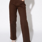 Women High Rise Bottom Denim Jeans(Size30)(Color brown)