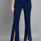 Women Bottom High Rise Denim Jeans(Size28)(Color navy blue)
