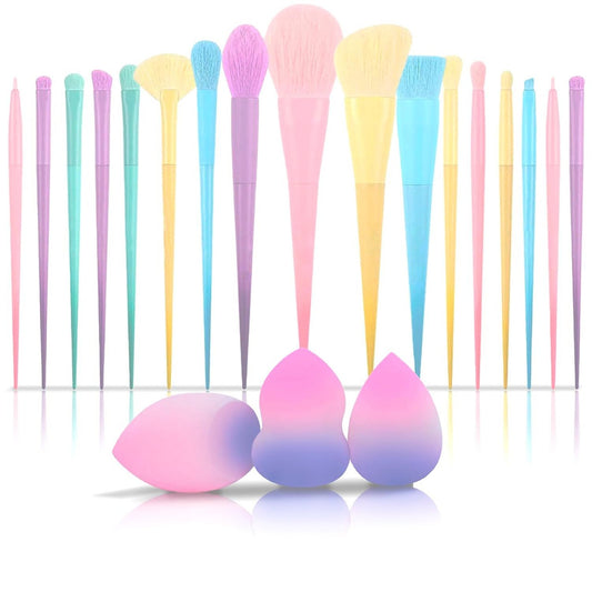 Makeup Brushes Set- A (17 Pcs) Premium Quality Synthetic and Colorful