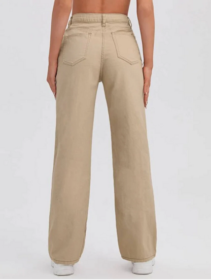 Women Bottom High Rise Denim Jeans(Size30)(Colorbeige)