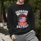 Husband, Dad, Protector, Hero, Patriot Crewneck Sweatshirt