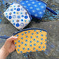 Blue Evil Eye Bag, Makeup Bag, Clutch Bag for Woman, Evil Eye Purse,