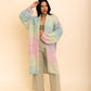 Lounge Around Longline Ombre Cardigan Top