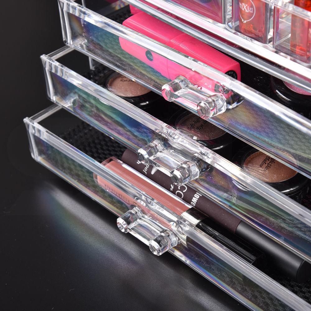 Cosmetic 8 Drawer Makeup Organizer Storage Jewellery Holder Box