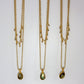 Labradorite Layered Pendant and Beads Necklace