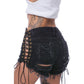 Bandage Shorts Women Bottom Cotton Shorts Summer Pants Fashion Sexy Jeans