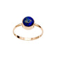 Lapis Lazuli Round Bezel 14k Gold Filled Ring