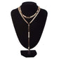 Three Layer Lariat Necklace