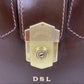Vtg Korchmar Briefcase Burgundy NWOT with Keys