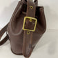 Coach Vintage Legacy Lulu Dark Brown Bucket Shoulder Bag #9952