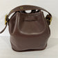 Coach Vintage Legacy Lulu Dark Brown Bucket Shoulder Bag #9952