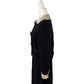 Vtg 60’s Adolpho At Saks Fifth avenue Black and Cream Knit Suit Sz M