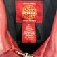 Vtg Gap Red Zip Front Leather Crop Jacket Sz Small