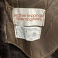 Vtg Bloomingdale’s Brown Shearling Coat Sheepskin Suede Leather sz 10