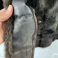 Vtg 80’s Faux Fur Dark Chocolate Brown Mink Coat Sz L/XL