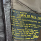 Vtg 80’s Brown Lamb Leather Bomber Jacket sz L