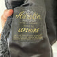 Vtg 60s Astrakin Black Persian Lamb Mink Fur Collar Coat Sz S/M Bell Sleeves