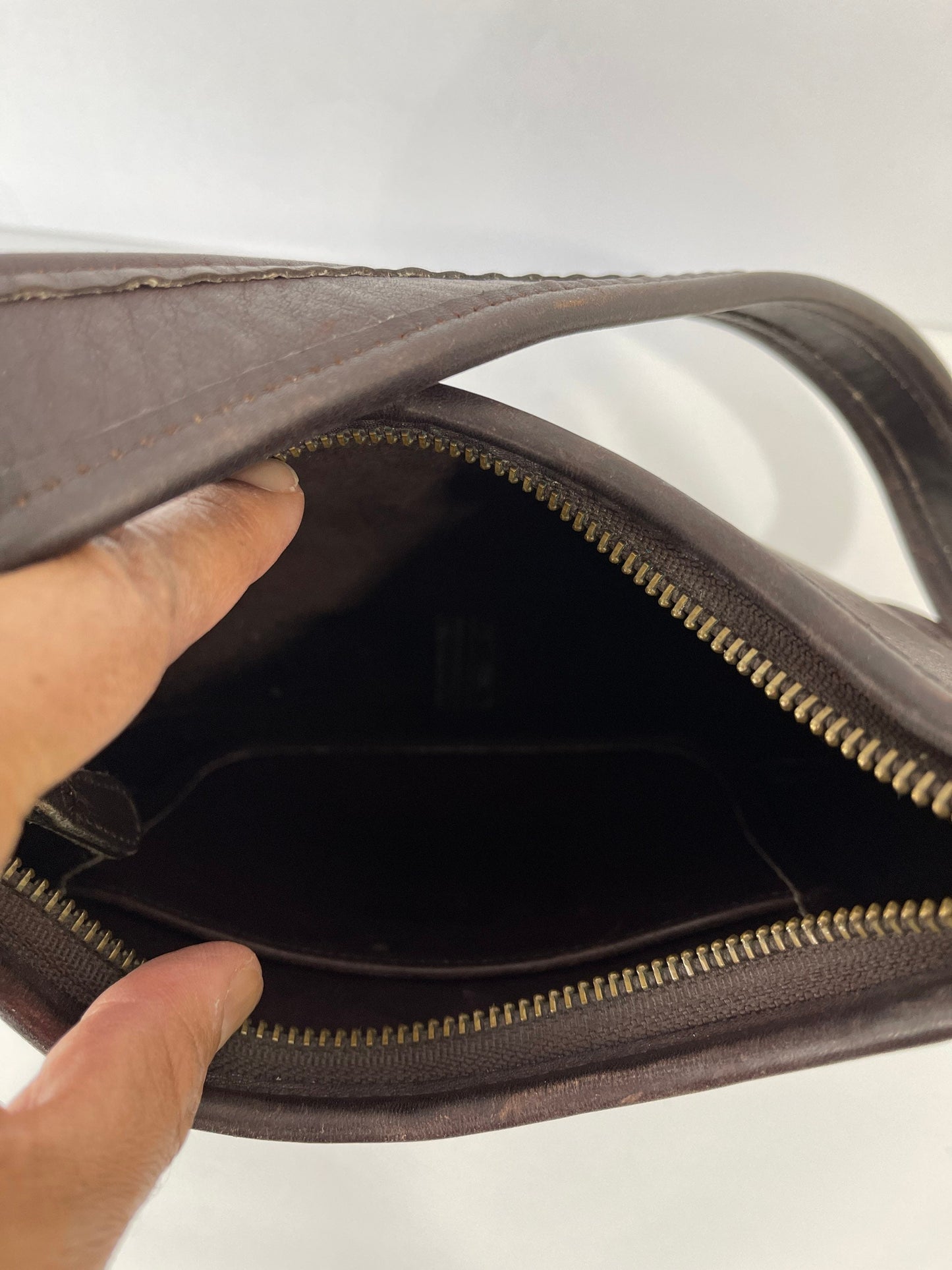 Vtg 90’s Coach Ergo Mini Zip #9020 Hobo Bag Brown