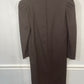 Luisa Spagnoli 89’s Brown Pinstriped Sheath Dress Sz 42 IT