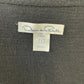 Vtg Oscar de la Renta Black Boiled Wool Cropped Jacket Sz 8