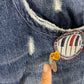 Vtg Akademiks Baggy Distressed Jeans sz 38