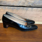Salvatore Ferragamo Black Buckle Pumps Pumps Sz 9.5 AA