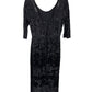 Black Sequined Cocktail Maxi Dress Sz Small