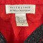 Niteline by della Roufogali Red & Black Silk beaded and sequined Jacket Sz L