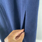 Vtg 60’s Jamison Blue Wool Sheath Dress sz XS